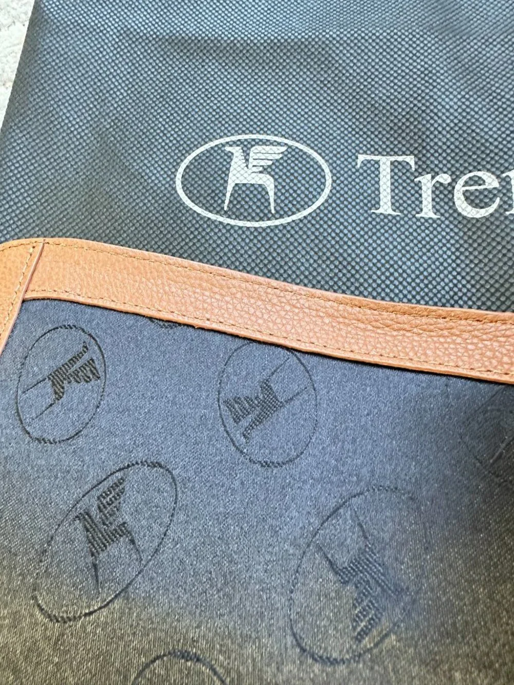 Trent Nathan Violetta Genuine Leather Tan Crossbody Saddle Bag